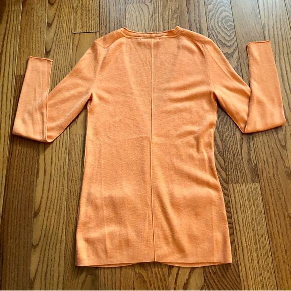 Banana Republic Peach Sherbet Silk Cotton cardigan sweater Women’s Size S - Picture 6 of 7